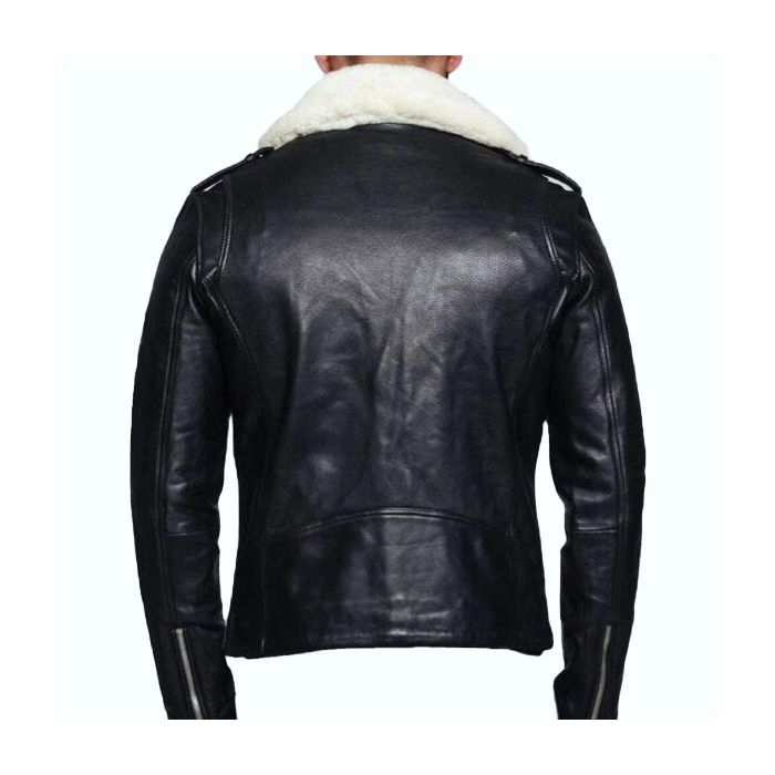 Genuine Leather Motorcycle Fashion Leather Jacket
