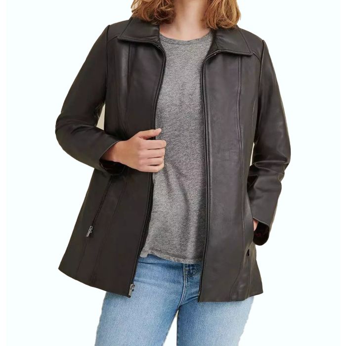 Lindsey Thinsulate Leather Scuba Jacket 
