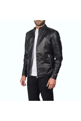 Adornica Black Leather Jacket