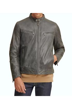 Brent Leather Moto Jacket