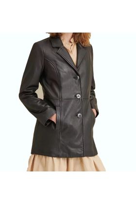 Charlotte Thinsulate Leather Car Coat