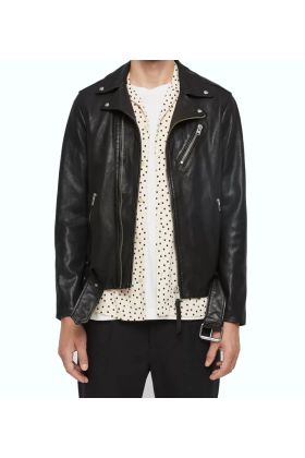 Fair Black Leather Biker Jacket